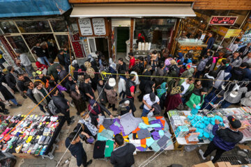 El bazar de Tayrish en vísperas de Noruz  