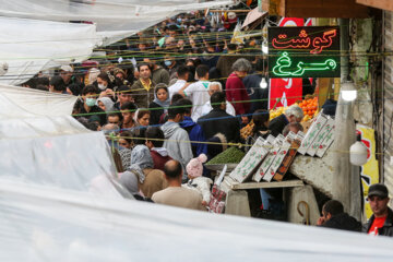 El bazar de Tayrish en vísperas de Noruz  