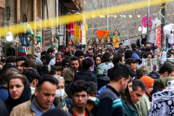 El bazar de Tayrish en vísperas de Noruz  