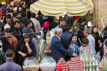 El bazar de Tayrish en vísperas de Noruz  