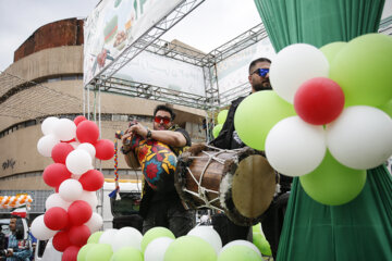 Norouz 2023 : célébrations du « Printemps d'Iran » sur la place ValiAsr de Téhéran. Photographe : Payam Thani, vendredi 17 mars 2023