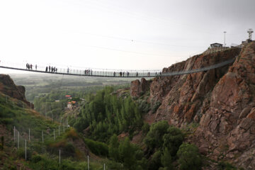 پل معلق شیشه ایی هیر اردبیل