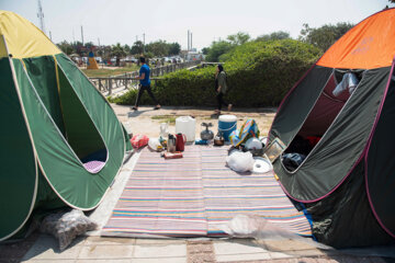 چادرخوابی مسافران در مازندران به شروطه‌ها