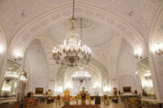 Nowruz tourism in Golestan Palace in Tehran