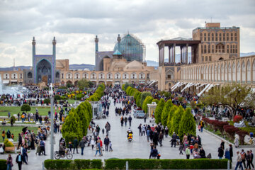 میدان نقش جهان، مقصد نخست گردشگری مسافران نوروزی در اصفهان