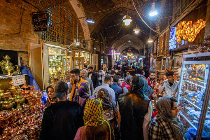 بازار قیصریه اصفهان؛ طاق گنبدی بر فراز حُجره ها