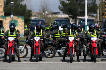 Iran : exercices des forces de l’Ordre pour la promotion de la sécurité sociale et la prévention des vols (Photographe : Amin Jalali, mars 2023)