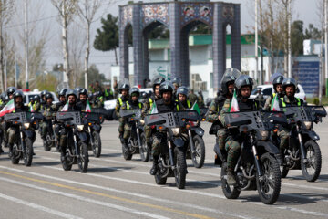 Iran : exercices des forces de l’Ordre pour la promotion de la sécurité sociale et la prévention des vols (Photographe : Amin Jalali, mars 2023)