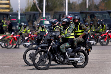 Iran : exercices des forces de l’Ordre pour la promotion de la sécurité sociale et la prévention des vols (Photographe : Amin Jalali, mars 2023)