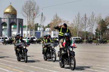 Iran : exercices des forces de l’Ordre pour la promotion de la sécurité sociale et la prévention des vols (Photographe : Amin Jalali, mars 2023)