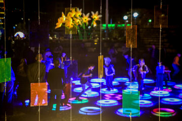 جشنواره هنرهای نوری در پارک کوهسنگی مشهد