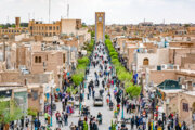 ورود مهمانان نوروزی به استان یزد از طریق حمل و نقل هوایی و ریلی افزایش یافت