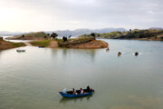 El lago Shayhun en el suroeste de Irán