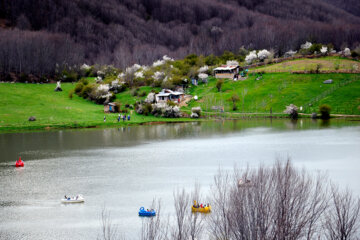 Nature printanière des montagnes de Rudbar au nord de l’Iran 