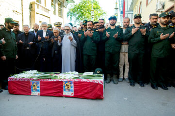 Funeral del mártir Meqdad Mahqani en Gorgan 