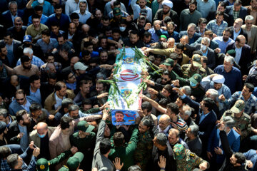 Funeral del mártir Meqdad Mahqani en Gorgan 