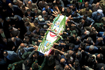 Funeral del mártir Meqdad Mahqani en Gorgan 