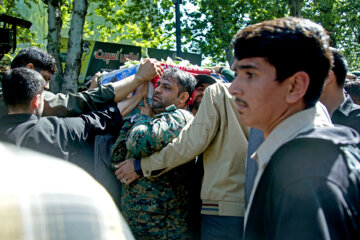 Funeral del mártir Meqdad Mahqani en Gorgan 