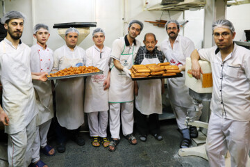 Chay Chorak, une sorte de pain spécial de la ville de Zanjan, dans l’ouest de l’Iran 