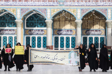 اجتماع عهد مهدوی در مسجد جمکران