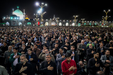 Los rituales de la vigilia en Laylat al-Qadr en el santuario sagrado del Imam Reza (P) 