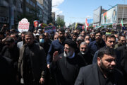 Die Teilnahme iranischer Beamter beim Marsch zum Welt-Quds-Tag
