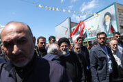 ایرانی حکام کی عالمی یوم القدس کے مارچ میں  موجودگی