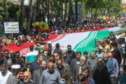 Die große Präsenz des iranischen Volkes beim Marsch zum Welt-Quds-Tag
