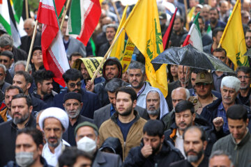 Iran : marche de la Journée mondiale de Qods à Bojnoord au nord-est