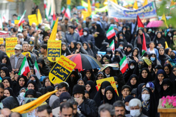 La marcha del Día Mundial de Al-Quds en Boynurd 
