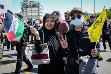 La marcha del Día Mundial de Al-Quds en Teherán
