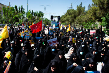 Masivas marchas del Día Mundial de Al-Quds en Semnan
