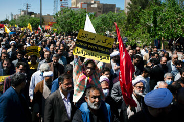 Masivas marchas del Día Mundial de Al-Quds en Semnan
