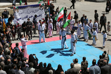 Marche de la Journée mondiale de Qods à Shahr-e Kurde 