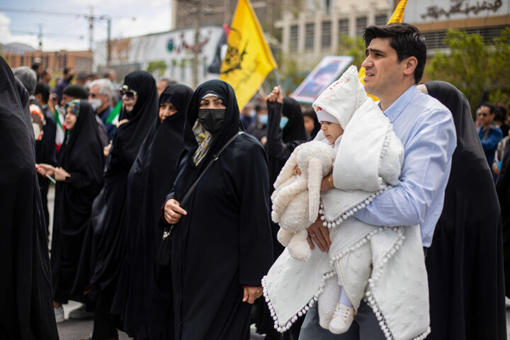 فیلم|مردم اراک همنوا با مردم مظلوم فلسطین در راهپیمایی روز قدس