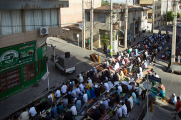 نماز عید فطر در قزاق محله گرکان