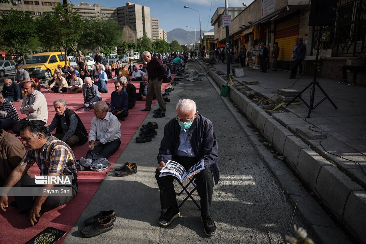 اقامه نماز عید فطر در شهرک اکباتان