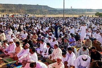 نماز عید فطر اهل سنت در چابهار