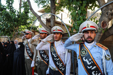 وداع با پیکر شهید جانی بت اوشانا