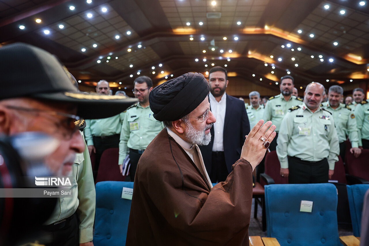 Senior Iranian police commanders gather in Tehran