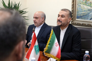 Le deuxième jour de la visite du ministre iranien des A.E., Hossein Amir Abdollahian, ce jeudi 27 avril  2023 au Liban (Photo : Marziyeh Moussavi)