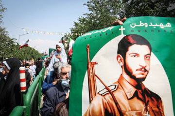 مراسم تشییع شهید «جانی بت اوشانا»