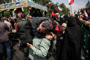 مراسم تشییع شهید «جانی بت اوشانا»