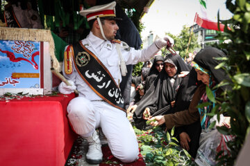 مراسم تشییع شهید «جانی بت اوشانا»