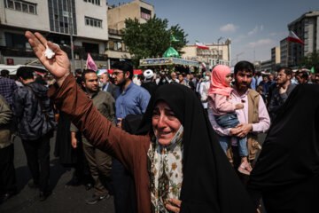 Cérémonie funéraire organisée pour le martyr iranien assyrien 