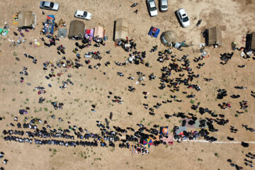 Iran : fête nomade « Qara Oghlanlou » à Zanjan au nord-ouest le vendredi 28 avril 2023 (Photo : Bahrâm Bayât)