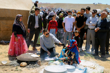 Iran : fête nomade « Qara Oghlanlou » à Zanjan au nord-ouest le vendredi 28 avril 2023 (Photo : Bahrâm Bayât)