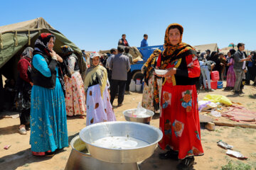 Iran : fête nomade « Qara Oghlanlou » à Zanjan au nord-ouest le vendredi 28 avril 2023 (Photo : Bahrâm Bayât)