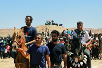 Iran : fête nomade « Qara Oghlanlou » à Zanjan au nord-ouest le vendredi 28 avril 2023 (Photo : Bahrâm Bayât)