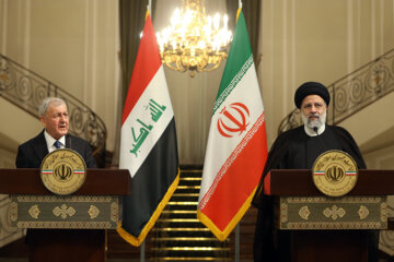 Le président Raïssi accueille officiellement son homologue irakien 